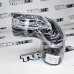 Силиконовый патрубок угол 90 град переход 2"/2,25" ( 51/57 мм) черный